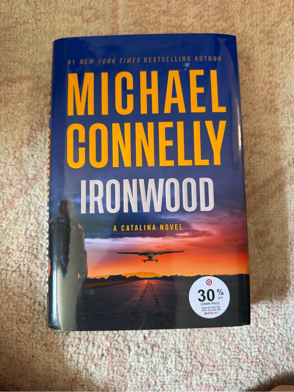 Target Michael Connelly Ironwood Hardcover Book - Blue and Orange